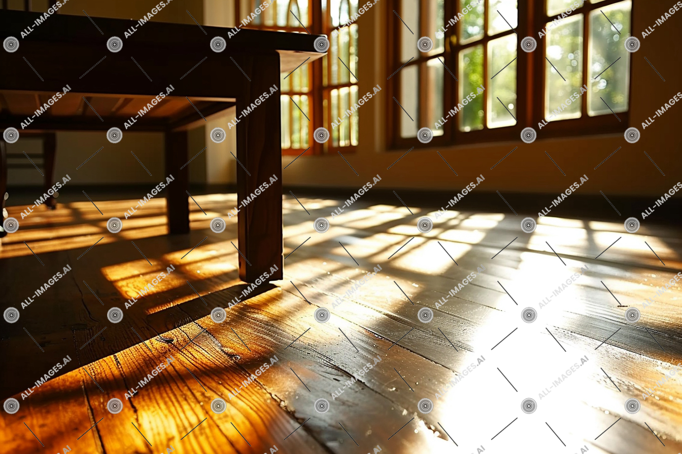Sunlight Streaming Through Windows Onto Wooden Floor,meubles, sol, intérieur, vide, soleil, mur, calendrier, fenêtre, bois, lumière, sol, sol, bois dur, design d'intérieur, ombre, chambre, lumière du jour, en bois