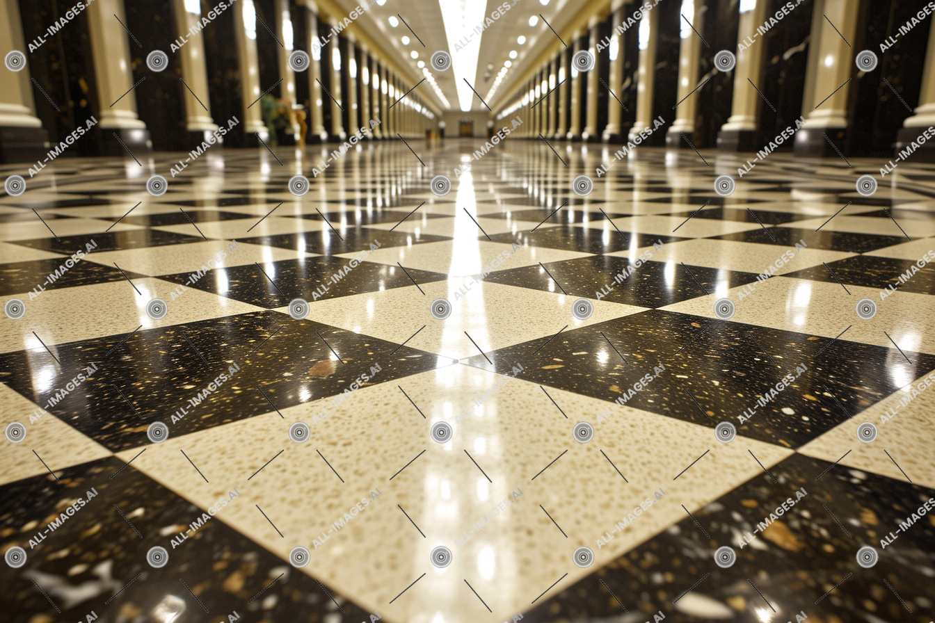 Elegant Checkerboard Tiled Hallway,helyi, munkalap, tiler, talaj, belső, elsötétített, talaj, unió, Tulipa Humilis