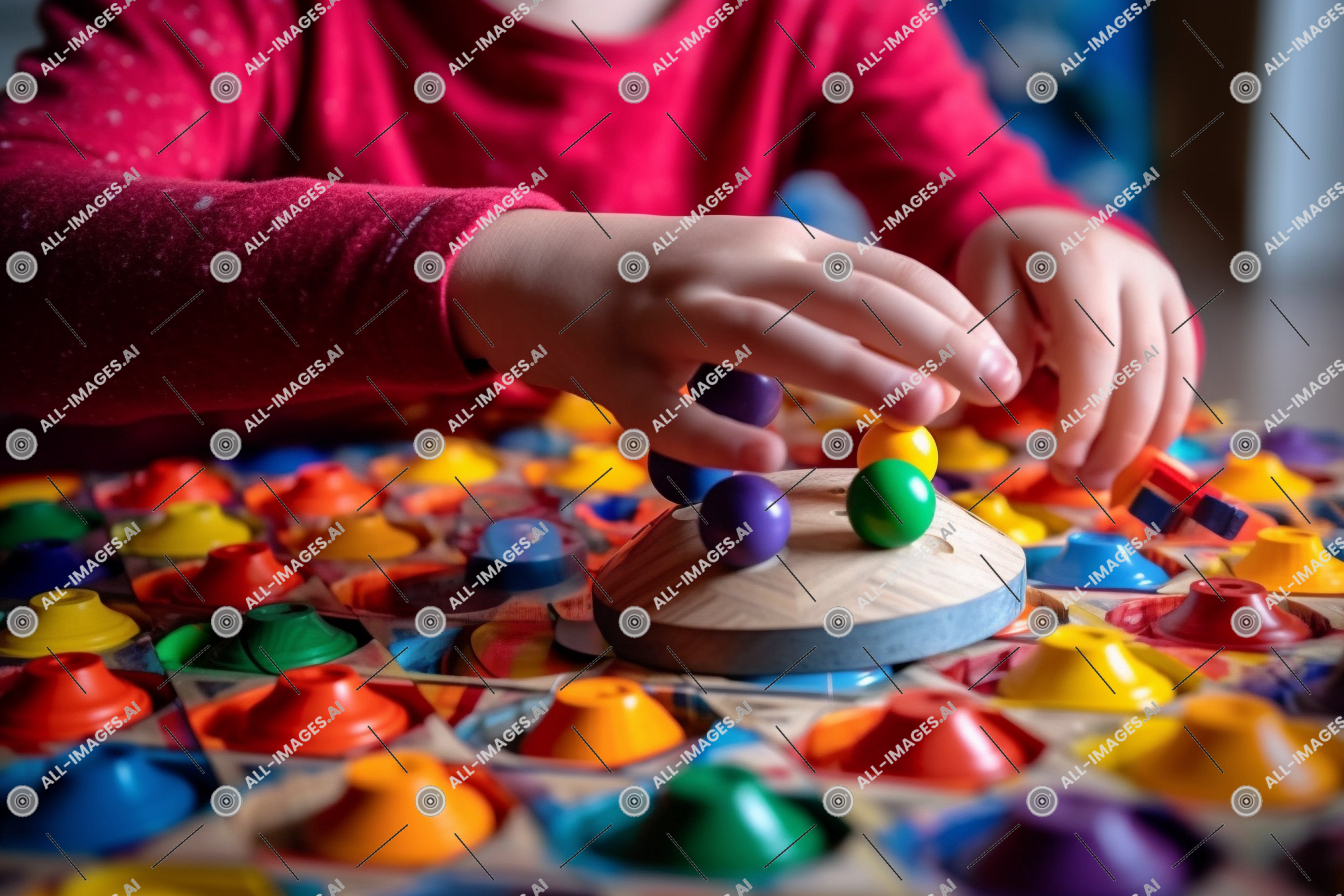 a child playing a game,person, indoor, clothing, food coloring, play, child, colorful, educational, toy, playing