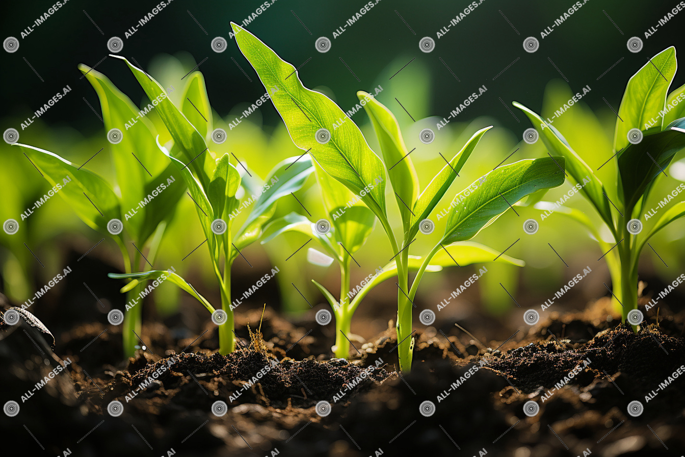 un gros plan d'une plante,minuscule, boutonner, maïs, plante terrestre, usine, voir, jardin, sol, herbe, Extérieur, aérien, plante de semence, feuille, sol, légume, compost, culture, végétaux, bébé, émergent