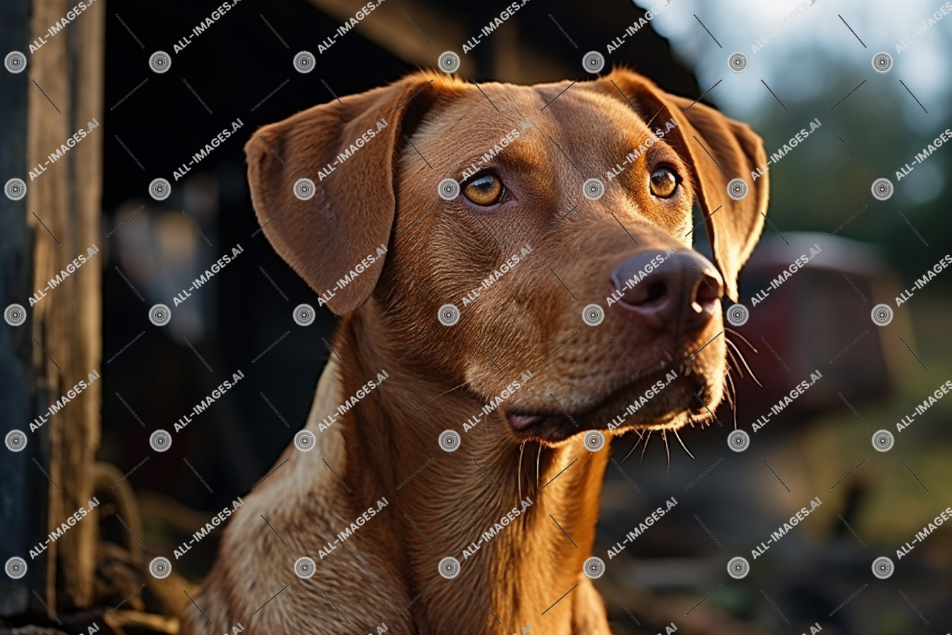un chien brun avec un nez brun,vizsla, mammifère, hongrois, museau, niveau des yeux, angle, groupe sportif, animal de compagnie, Extérieur, bouillons, collier, compris, race de chien, chien, animal, distance, en regardant, fermer, brun
