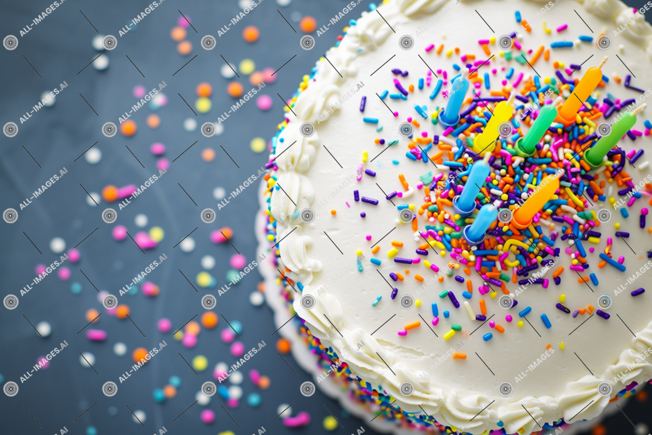 Colorful Birthday Cake with Candles,coloré, gâteau d'anniversaire, colorant alimentaire, glaçage royal, fourniture de décoration de gâteaux, coloré, orné, bougies, pâte de sucre, de haut en bas, non-Pareils, crème au beurre, perspective, nv200, dessert, décoré, crème, pâtisserie, pâtisseries, anniversaire, nourriture, douceur, glaçage, confiserie, paillettes, décoration de gâteaux, gâteau, gâteau à sucre
