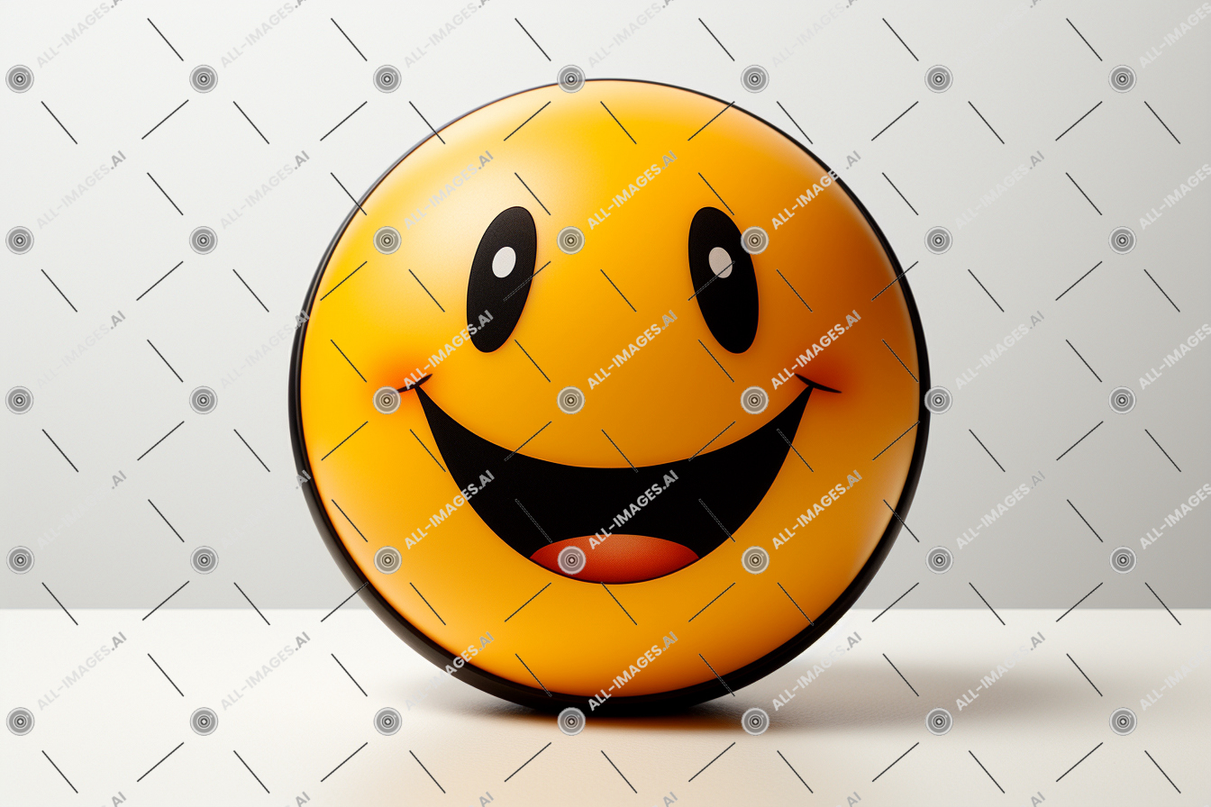 "Cheerful Smiley Face Emoticon",bright, cartoon, middle, centered, wide, curved, white, black, background, smile, emoticon, yellow, grin, face, closeup, shot, eyes, smiley, large