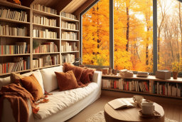 Cozy Autumn Reading Nook