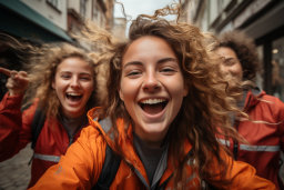 un groupe de femmes souriant pour un selfie