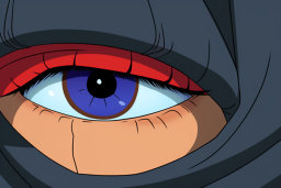 Close-up of Animated Character's Eye