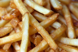 Close-up of Golden French Fries