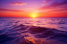 Vibrant Ocean Sunset
