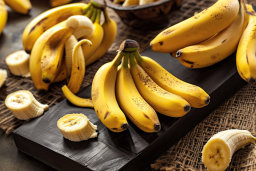 Fresh Bananas on Display