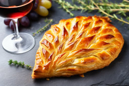 Golden Puff Pastry and Red Wine