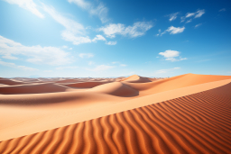 Una arena dunas en el desierto