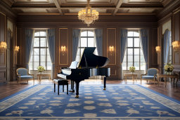Elegant Room with Grand Piano