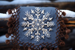 Handmade Snowflake Crochet Design