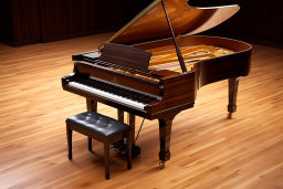 Elegant Grand Piano in a Music Room