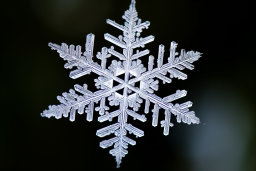 Close-up of a Snowflake