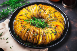 Baked Spiral Potato Dish