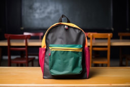 Backpack in Classroom