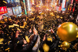 New Year's Eve Celebration in the City