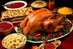 Thanksgiving Turkey Dinner Feast