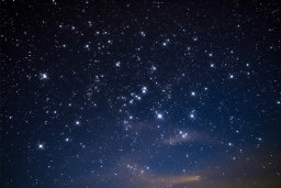 étoiles dans le ciel la nuit