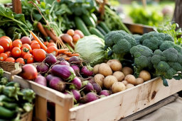 Fresh Farmers Market Vegetables