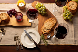 Wine and Dine Table Setting