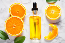 Orange Essential Oil and Slices