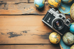 Travel Photography and Vintage Globes