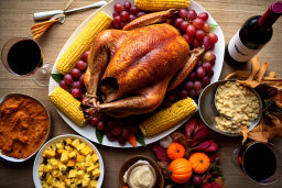 Thanksgiving Feast Spread