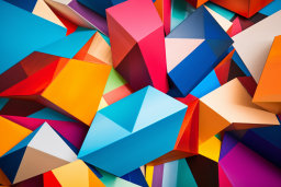 Un tas de cubes colorés