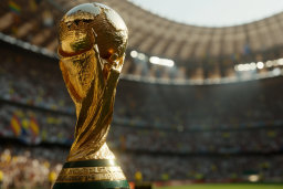 FIFA World Cup Trophy Close-Up