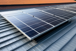 panneaux solaires sur un toit