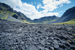 Icelandic Volcanic Landscape
