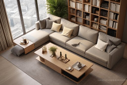 Modern Minimalist Living Room Interior
