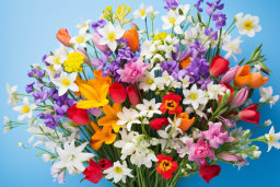 Vibrant Bouquet of Spring Flowers