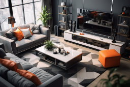Modern Urban Living Room Interior