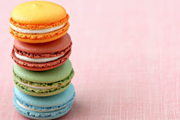 Stack of Colorful Macarons