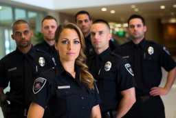 a group of police officers