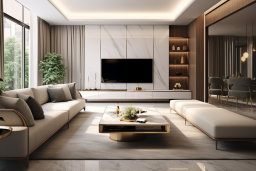 Modern Luxurious Living Room Interior Design