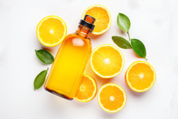 Orange Essential Oil and Slices