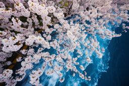 ein Baum mit weißen Blumen