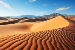 une dune de sable dans le désert