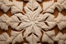 Intricate Wool Mandala Pattern
