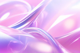 un gros plan d'un objet ondulé rose et violet