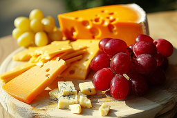 Cheese and Grapes Platter