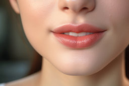 Gros plan des lèvres d'une femme