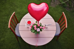 Romantic Valentine's Day Table Setting