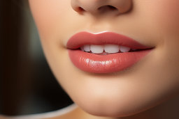 Gros plan des lèvres d'une femme