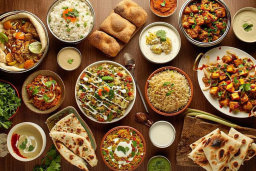 Assorted Indian Dishes