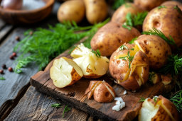 Freshly Boiled Potatoes with Herbs